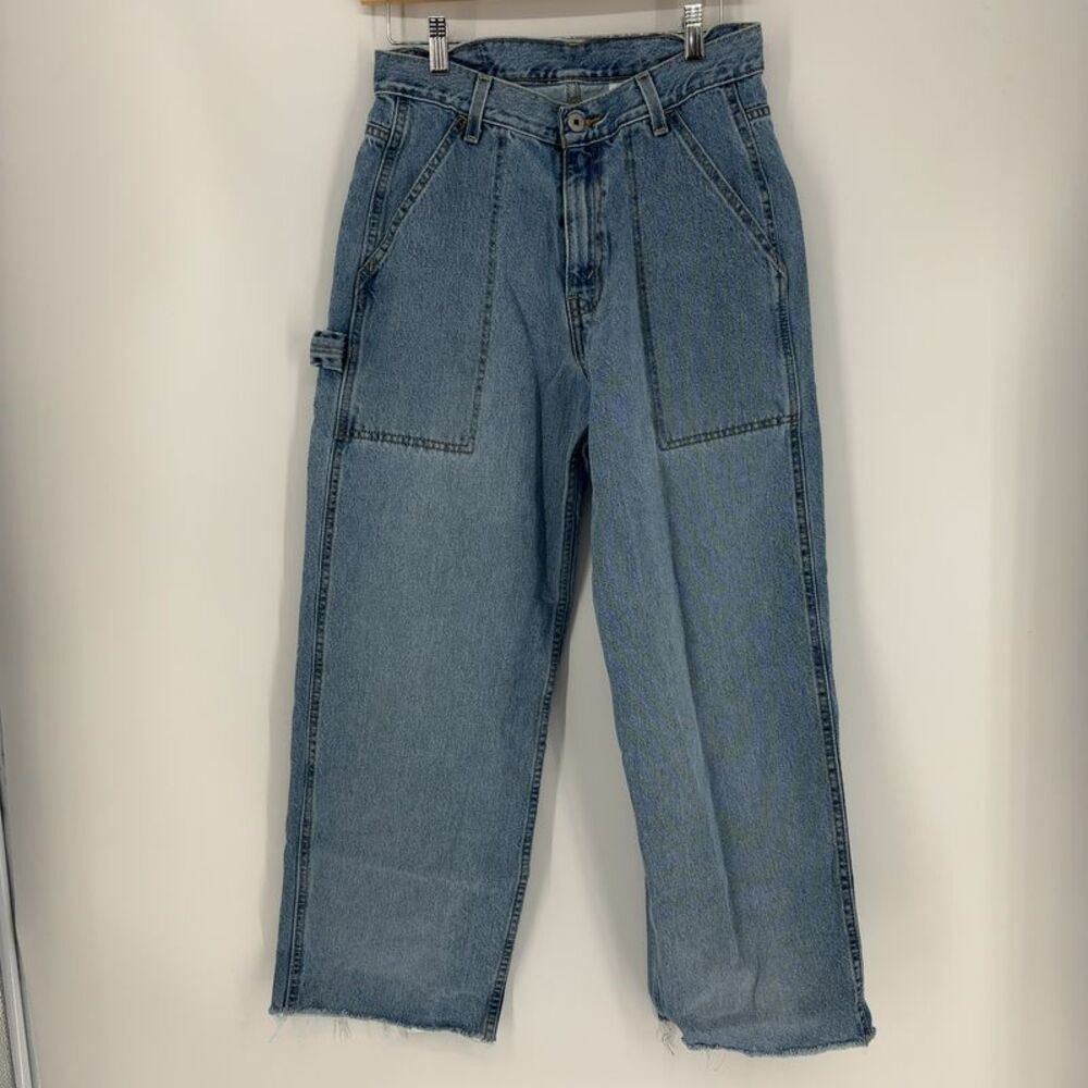 Levi's Vintage Carpenter Jeans Light Wash Wide Leg High Rise